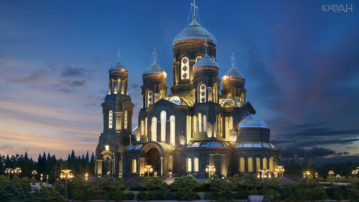 В Патриаршем соборе Воскресения Христова — главном храме Вооруженных сил России совершен первый молебен