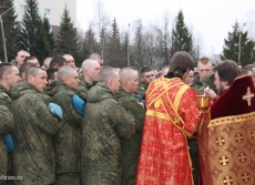 Божественная литургия отслужена в мобильном десантном храме в Наро-Фоминске 