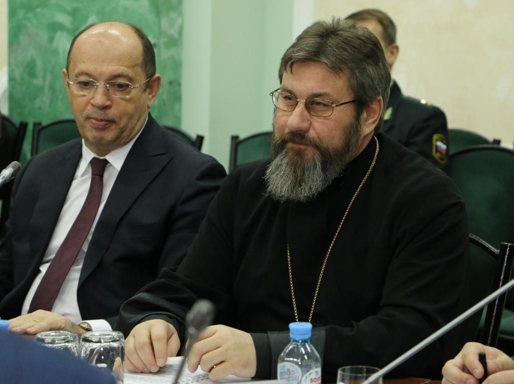 Епископ Клинский Стефан принял участие в заседании Общественного совета при Федеральной службе судебных приставов
