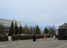 Божественная литургия в артиллерийском полку ВДВ